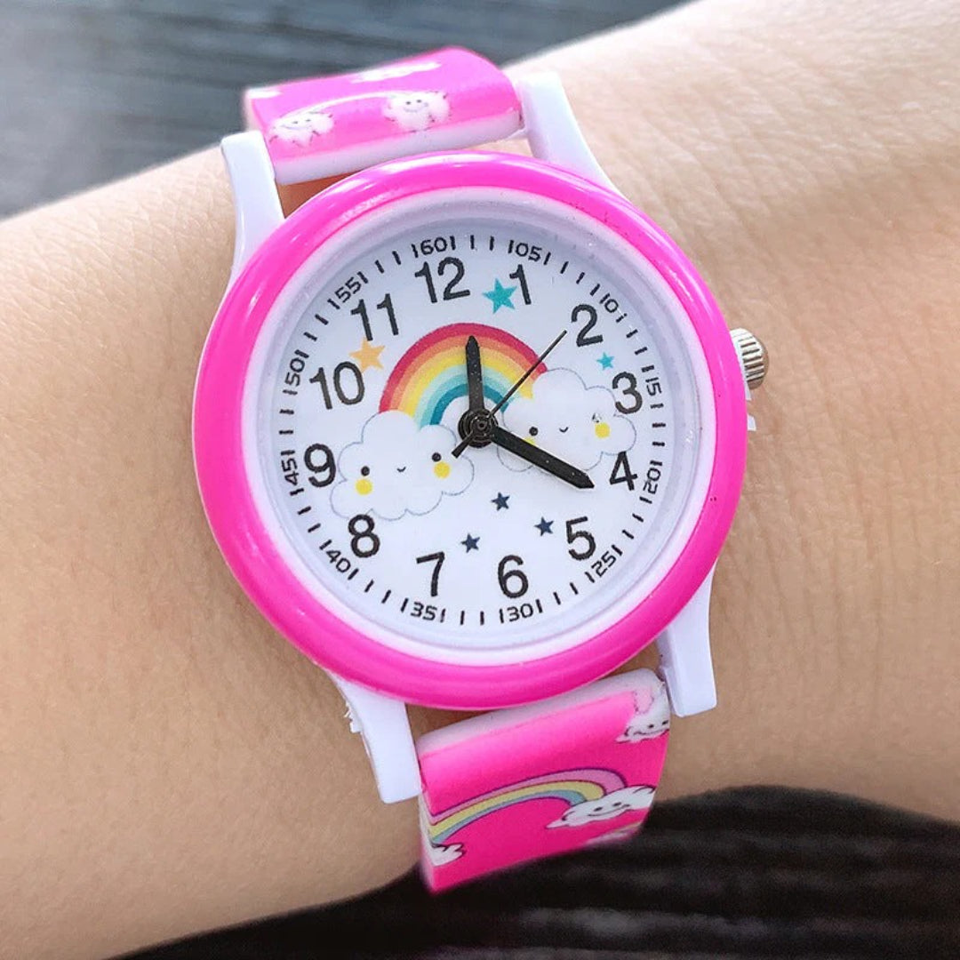 Unisex Analog Rainbow Watch