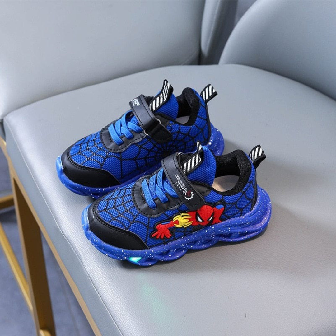 LED Light-Up Sneakers for Kids with Fun Prints