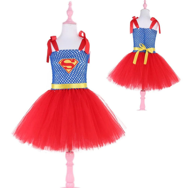 Girls' Superhero Costume with Accessory Set