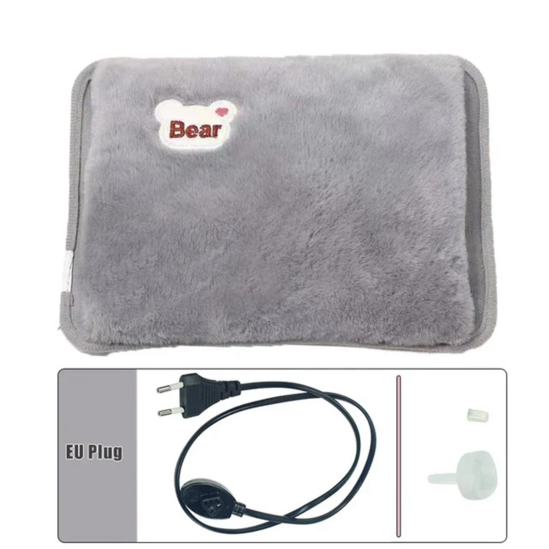 Plush Battery-Operated Heating Pad - Quick Heating and User-Friendly