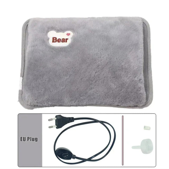 Plush Battery-Operated Heating Pad - Quick Heating and User-Friendly
