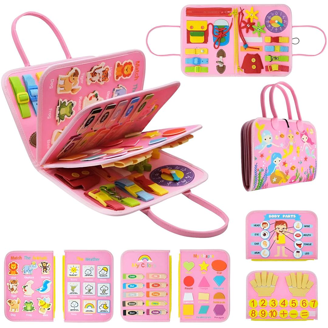 Educational Activity Book and Learning Board