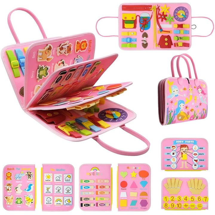 Educational Activity Book and Learning Board