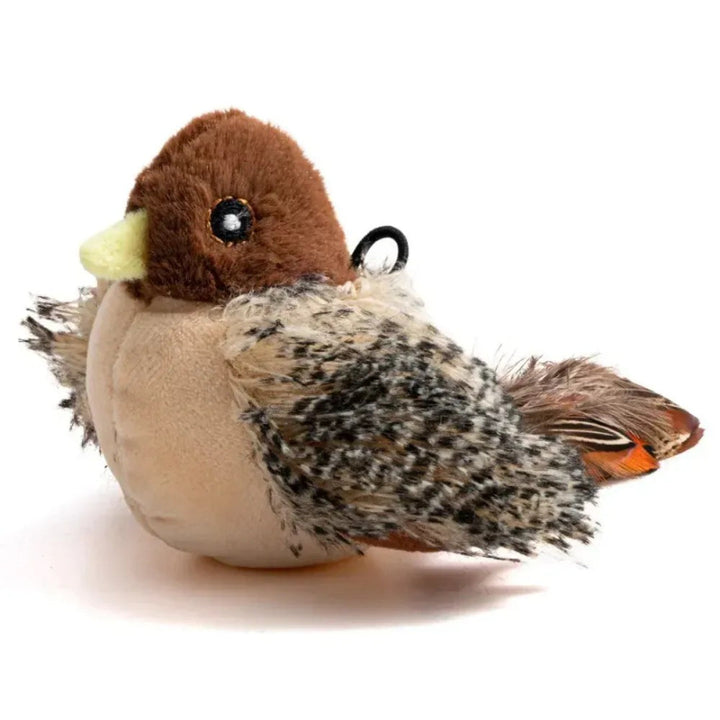 Interactive Sound-Emitting Flying Bird Cat Toy
