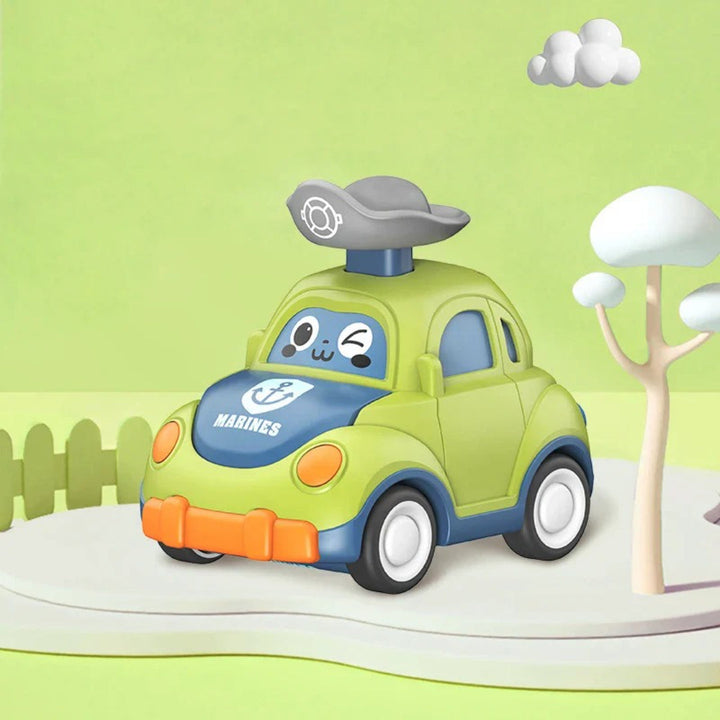 Collection of Autonomous Cars with Automatic Bump-and-Go Functionality
