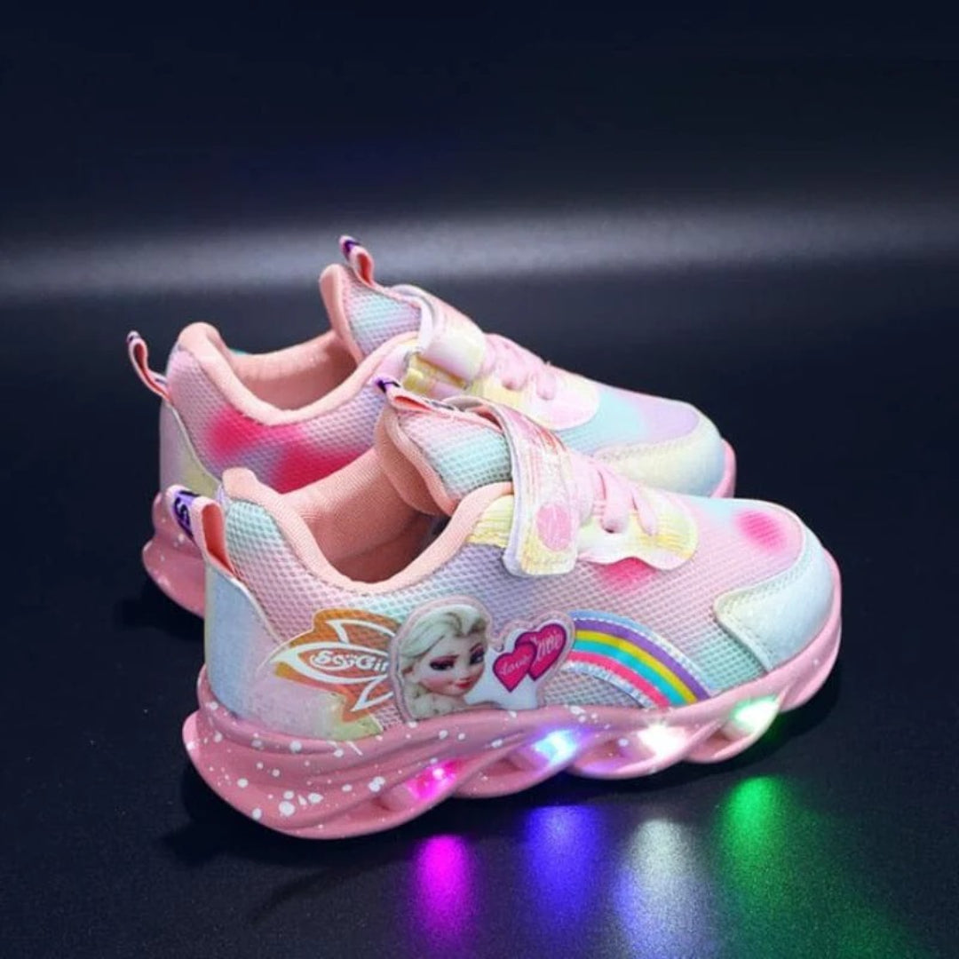 LED Light-Up Princess Sneakers for Kids