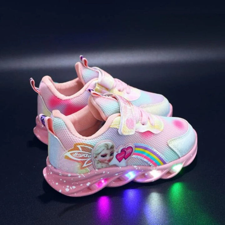 LED Light-Up Princess Sneakers for Kids