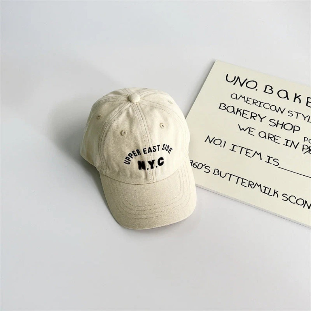 Unisex Children's Brimmed Cap with NYC Embroidery