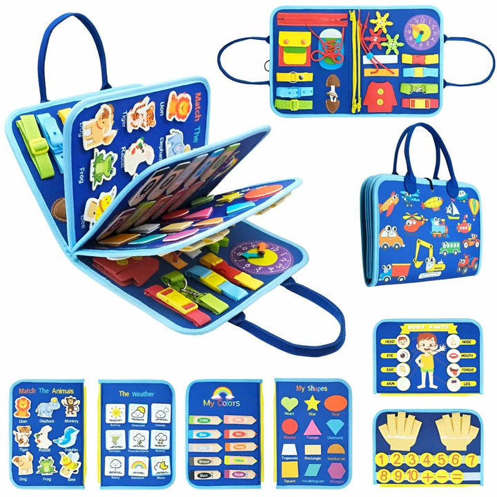 Educational Activity Book and Learning Board