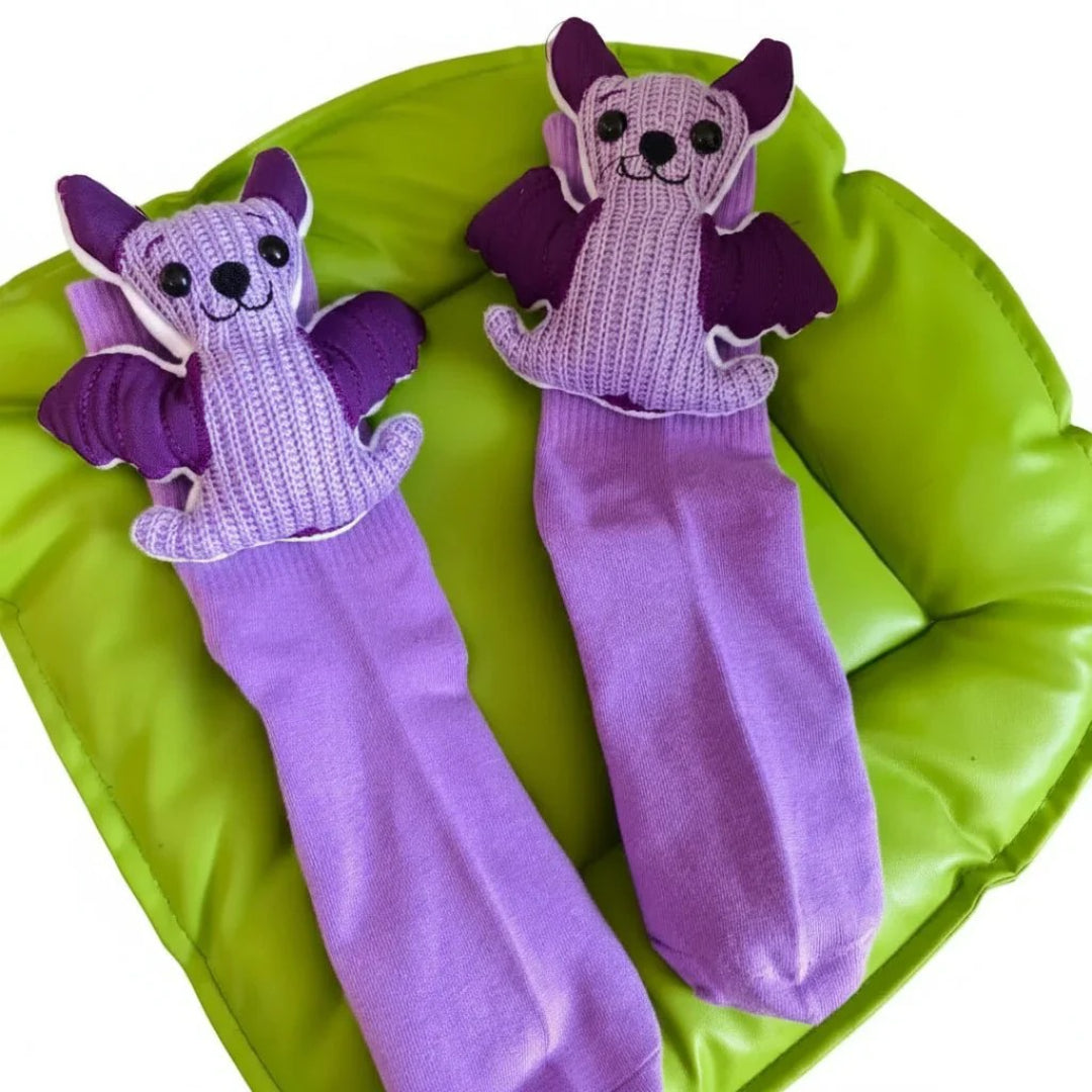 Cozy 3D Animal-Inspired Home Socks with Non-Slip Sole