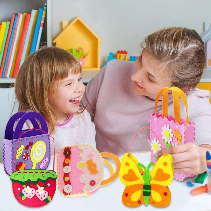 Kids' DIY Handbag Sewing Kit – Creative Fun for Young Designers