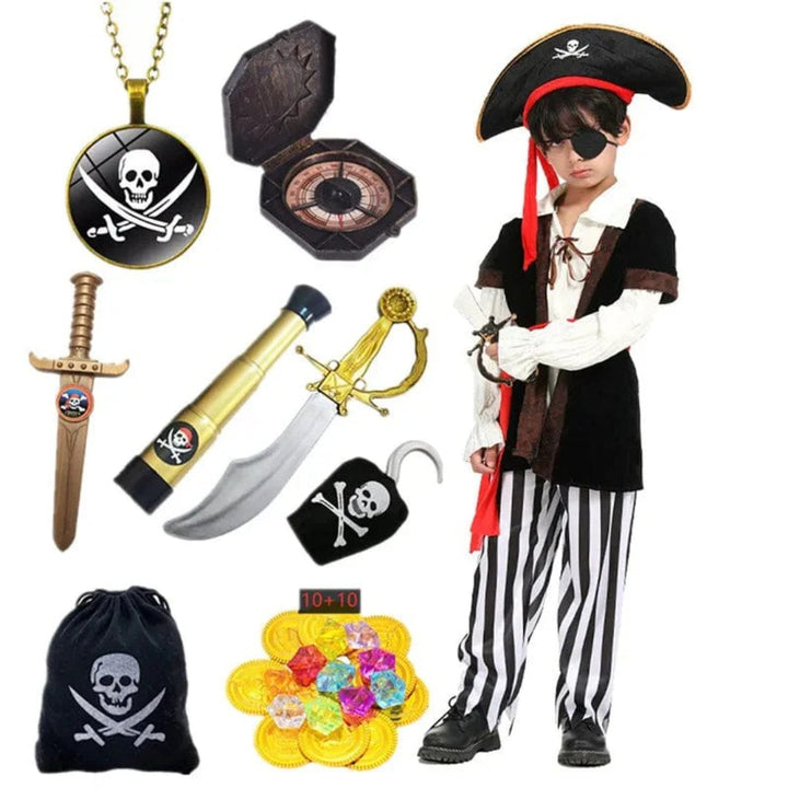Treasure Hunter Pirate Costume for Boys