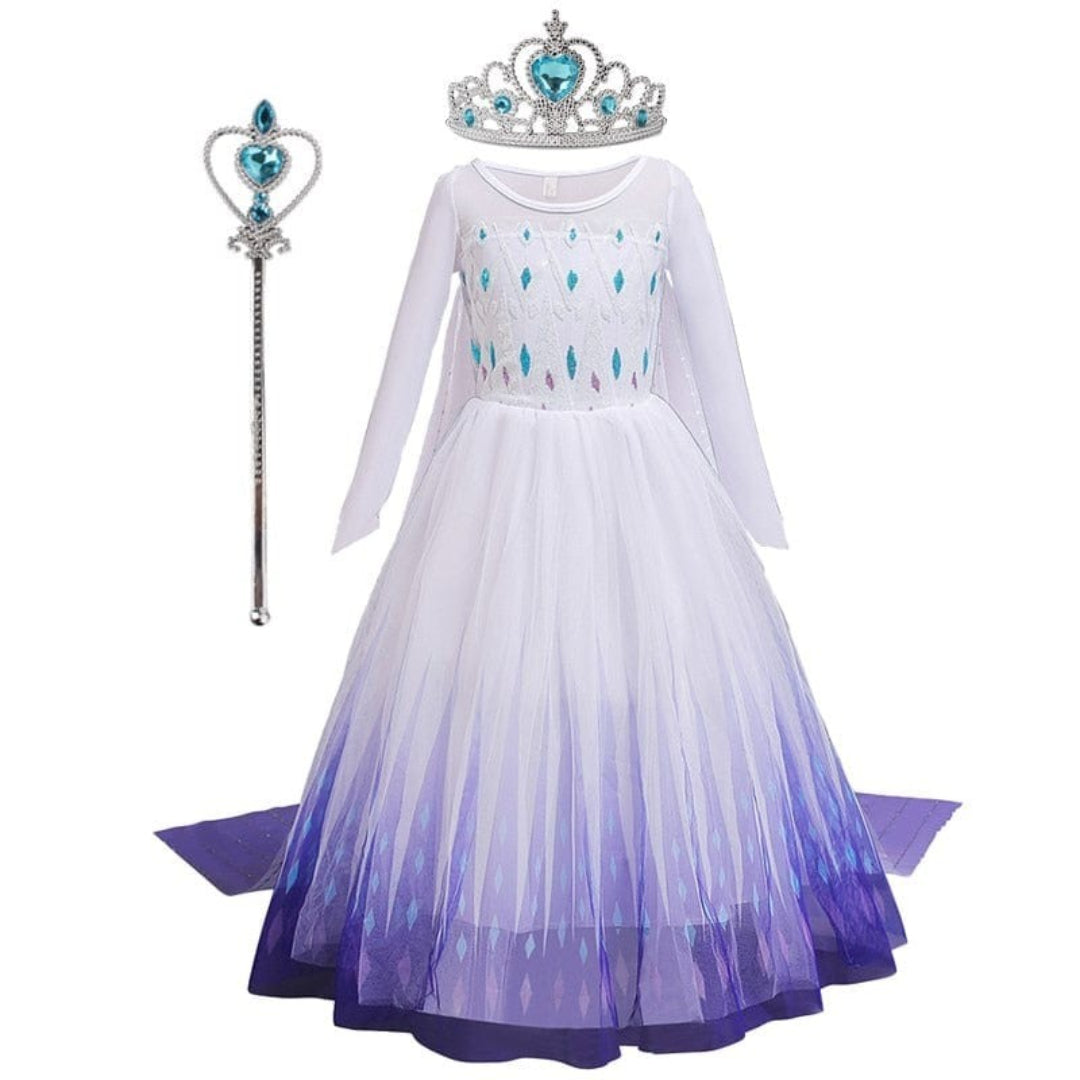 Princess Costume for Kids - Carnival Outfit for Ages 4 to 10