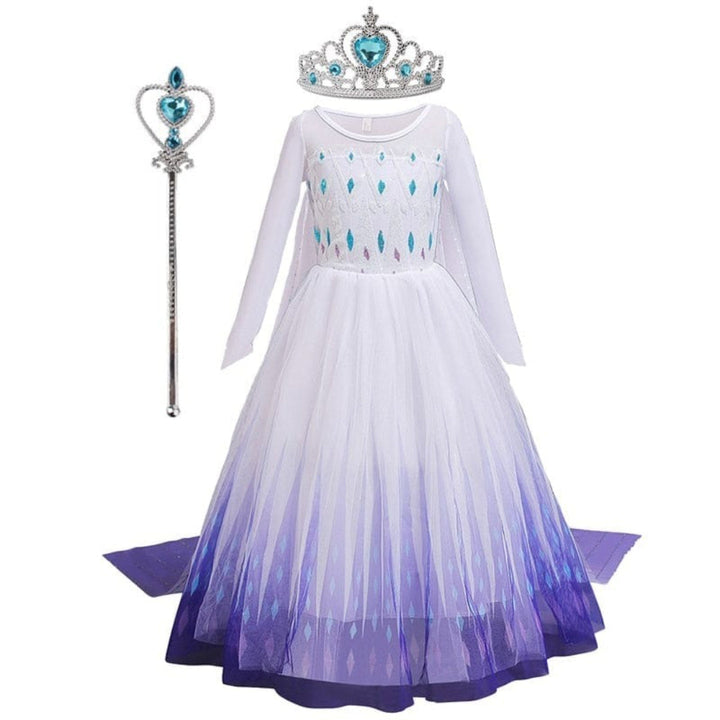 Princess Costume for Kids - Carnival Outfit for Ages 4 to 10