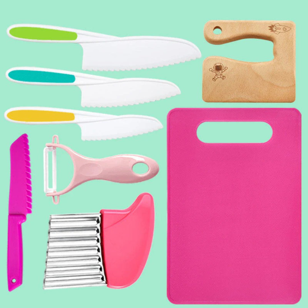 8-Piece Mini Chef Toy Kitchen Set