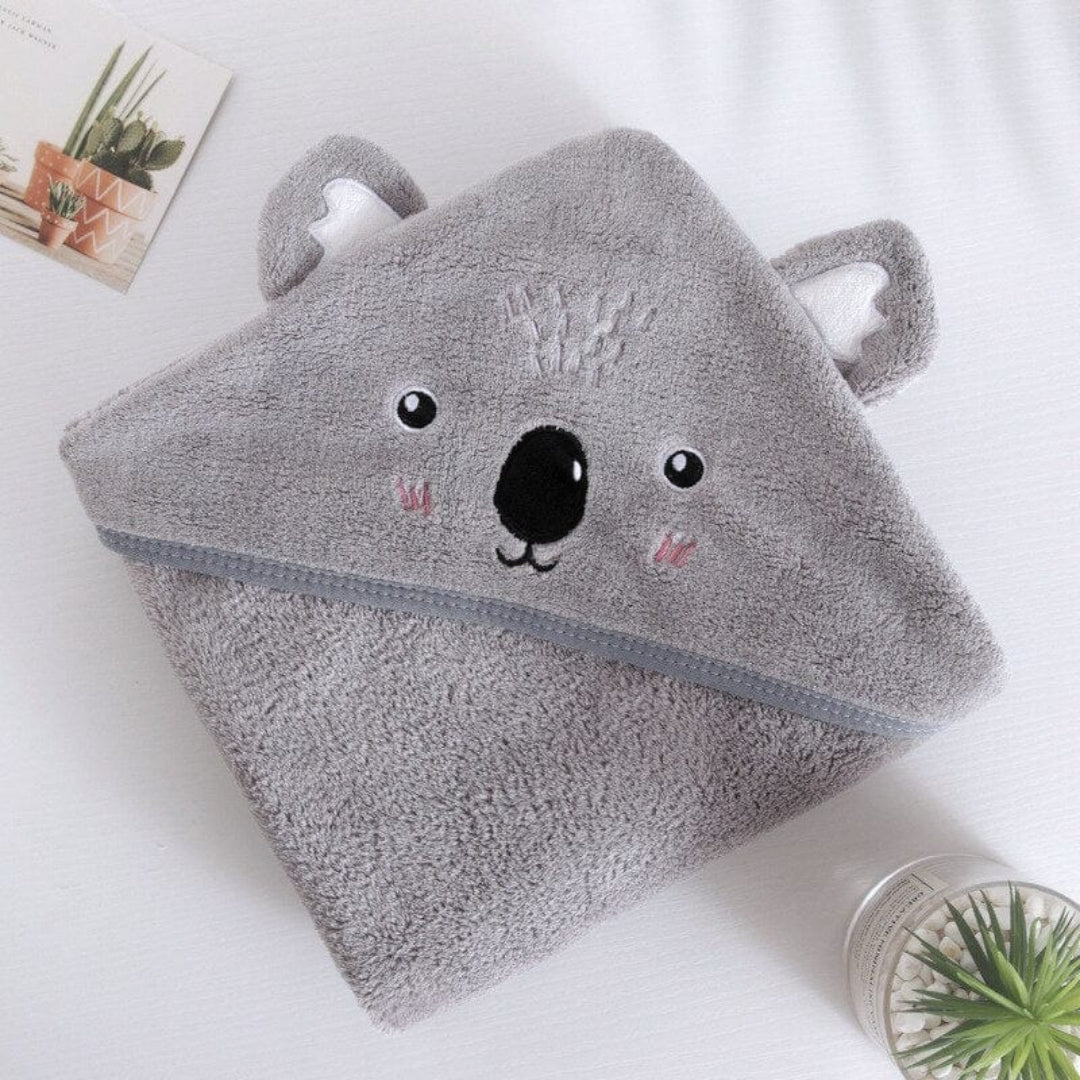 Adorable Hooded Towel for Babies - Bath Cape