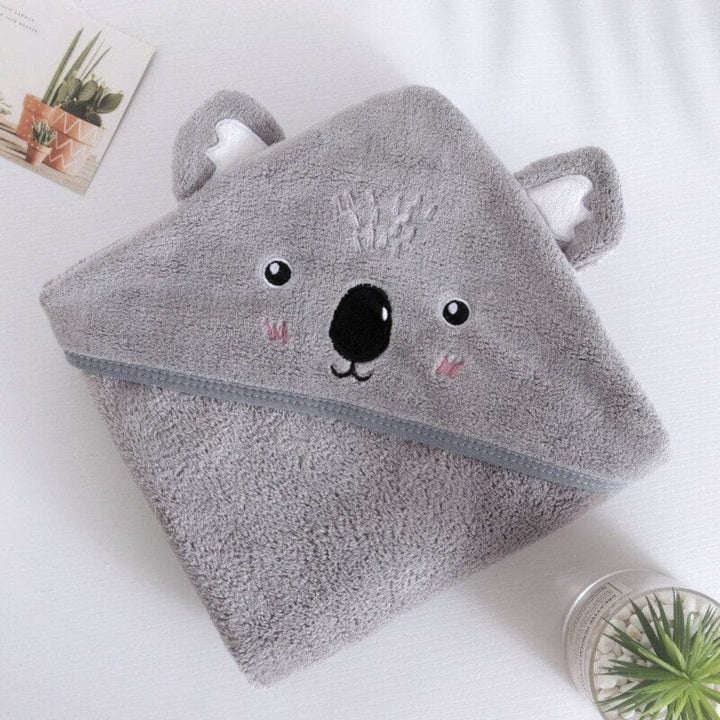 Adorable Hooded Towel for Babies - Bath Cape