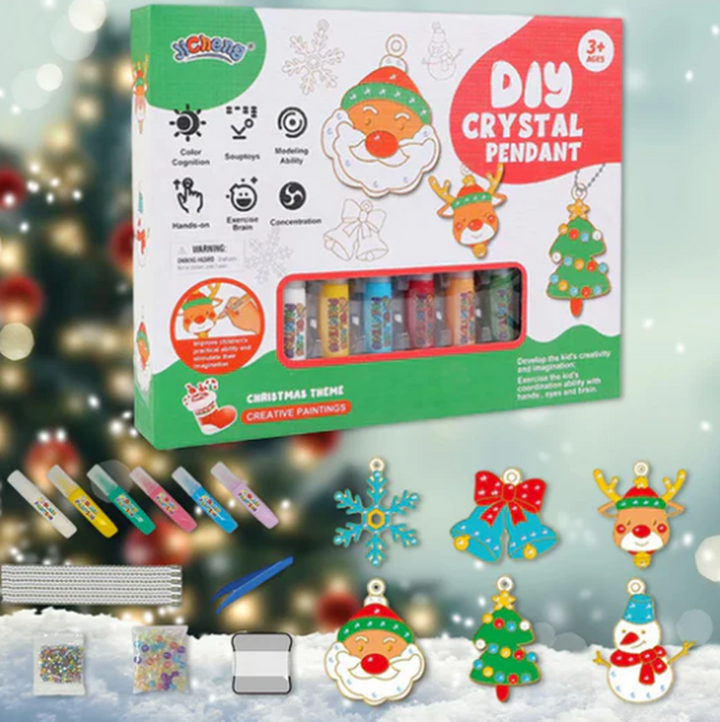 DIY Jewelry Kit: Crystal Pendant Crafting Set