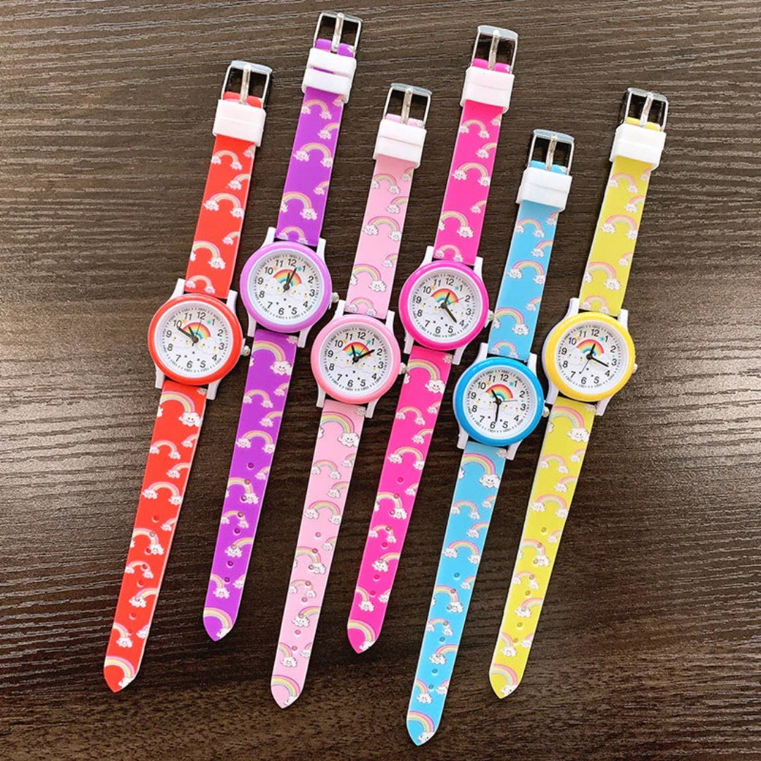 Unisex Analog Rainbow Watch