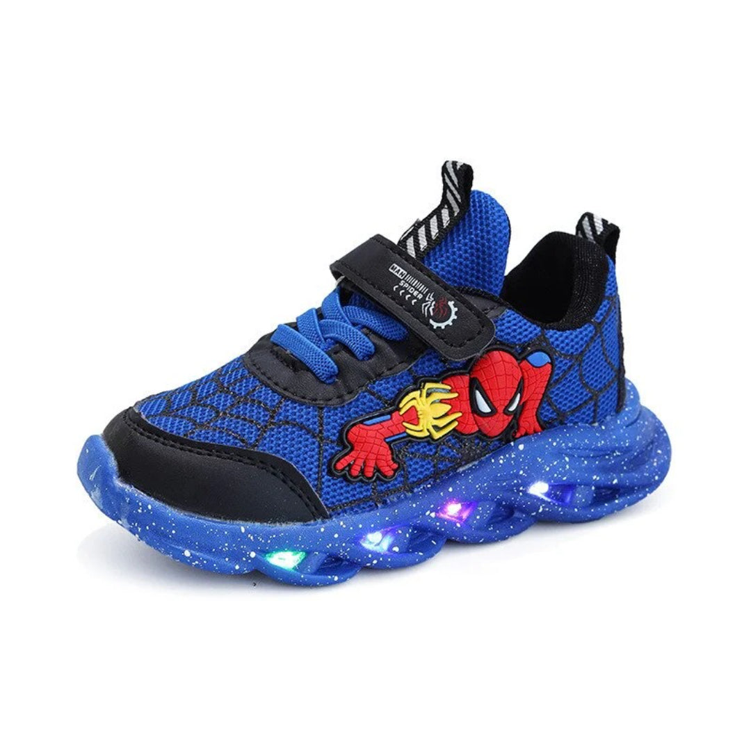 LED Light-Up Sneakers for Kids with Fun Prints