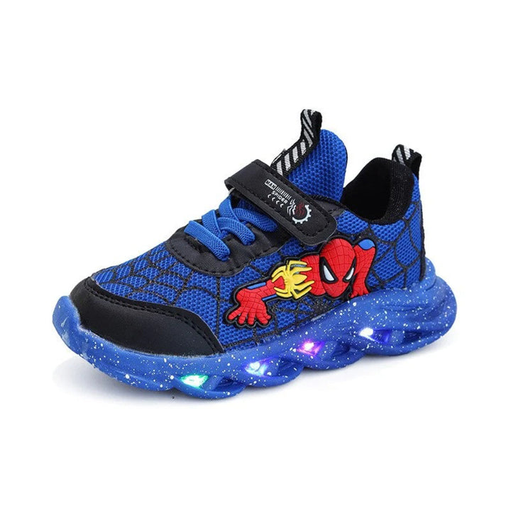 LED Light-Up Sneakers for Kids with Fun Prints