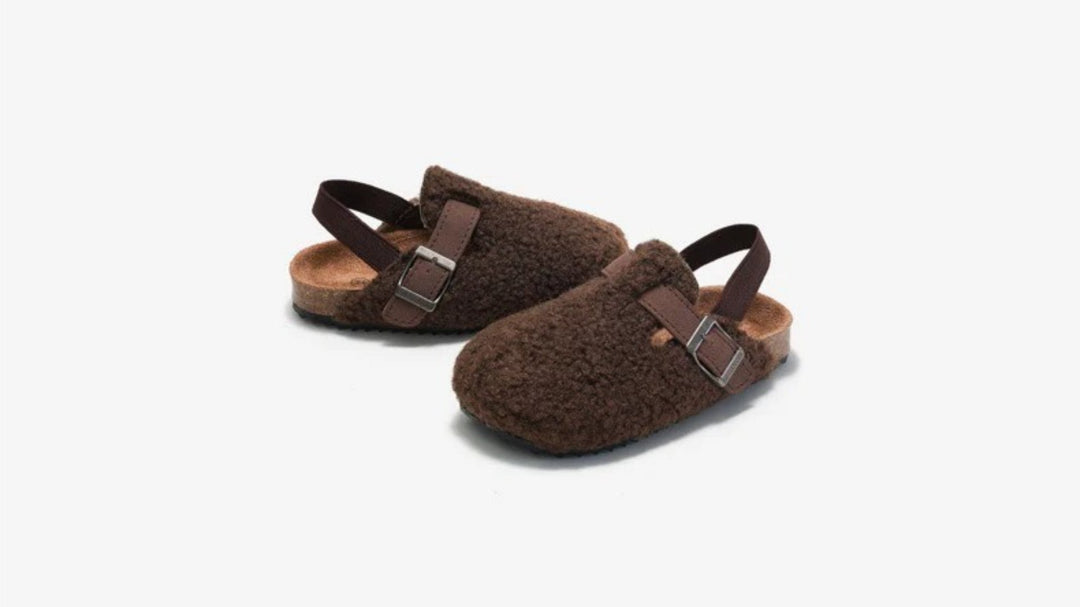 Unisex Kids' Wool Slip-On Moccasins