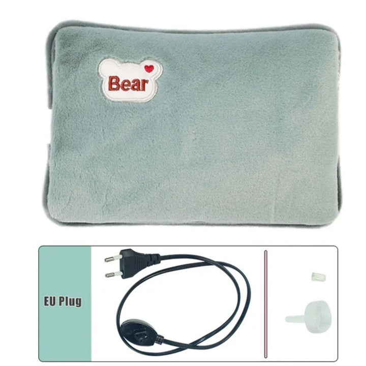 Plush Battery-Operated Heating Pad - Quick Heating and User-Friendly
