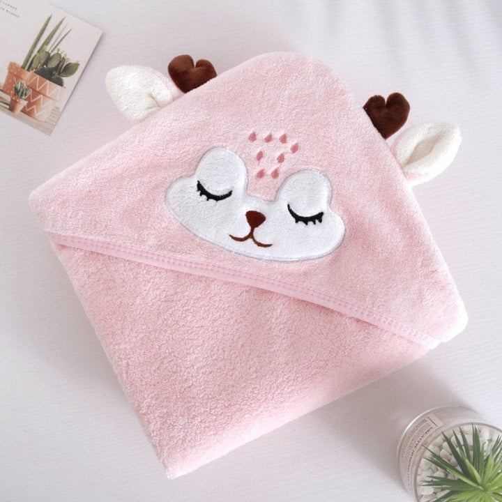 Adorable Hooded Towel for Babies - Bath Cape