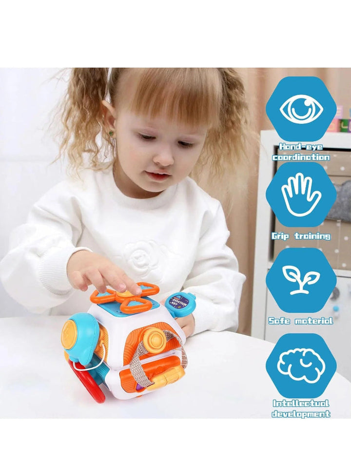 BPA-Free Montessori Cube: A Toy for Enhancing Motor Skills