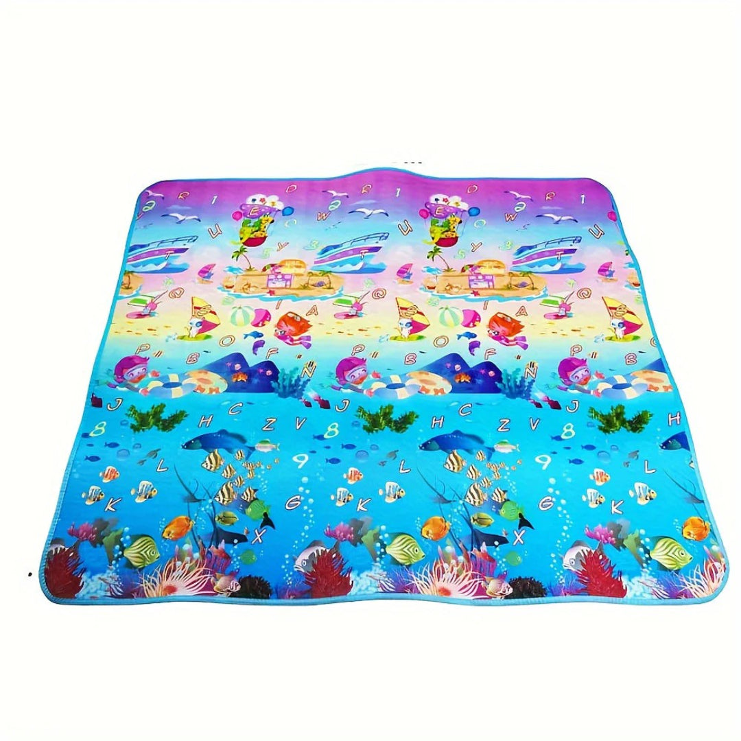 Double-Sided Non-Slip Foam Play Mat for Infants - 180x120 cm
