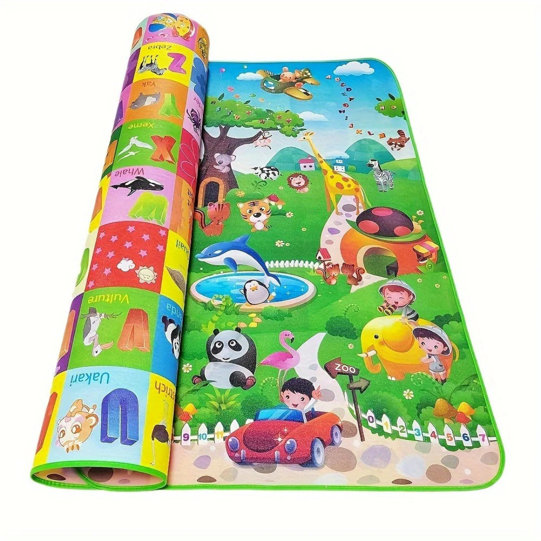 Double-Sided Non-Slip Foam Play Mat for Infants - 180x120 cm