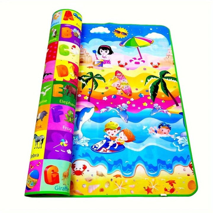 Double-Sided Non-Slip Foam Play Mat for Infants - 180x120 cm
