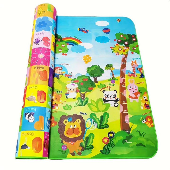 Double-Sided Non-Slip Foam Play Mat for Infants - 180x120 cm