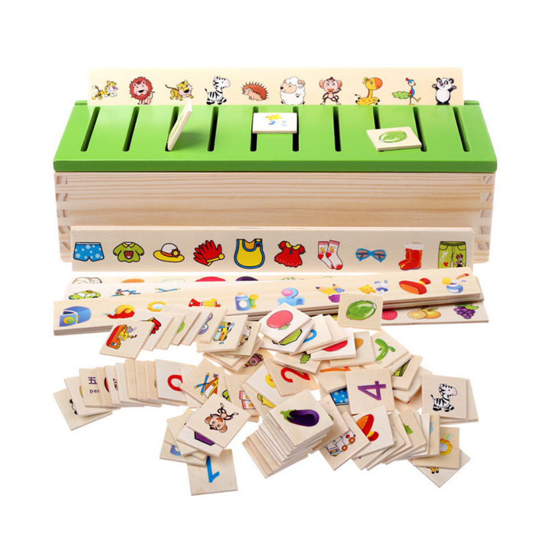 Children's Wooden Sorting Box