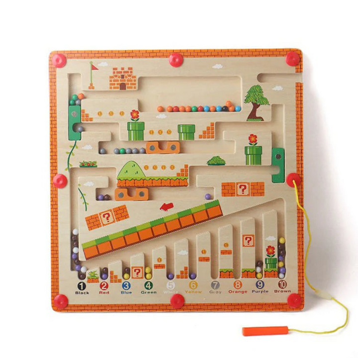 Montessori Color and Number Maze – Engaging Learning Through Play for Kids