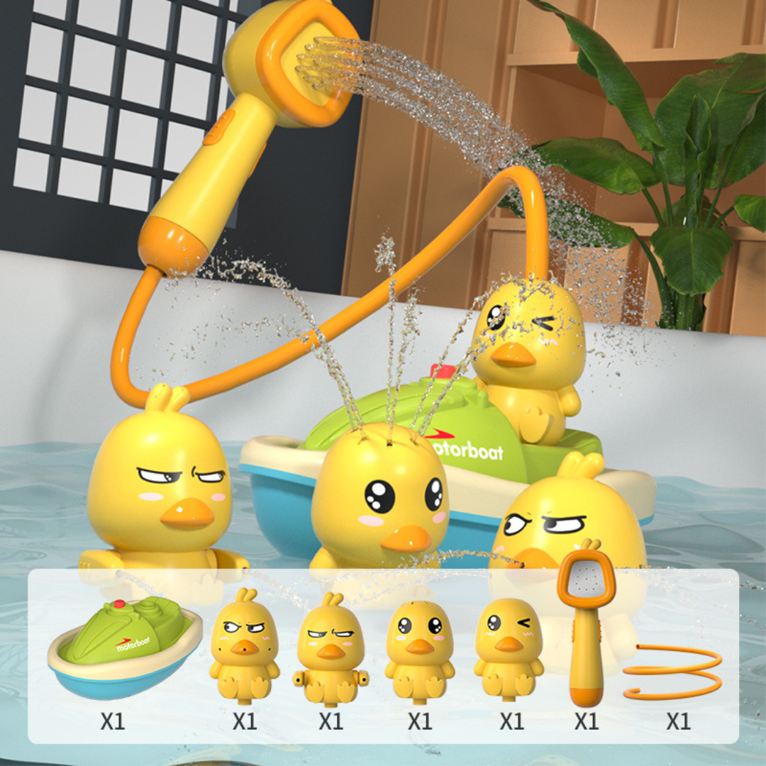 Fountain and Shower Bath Duck