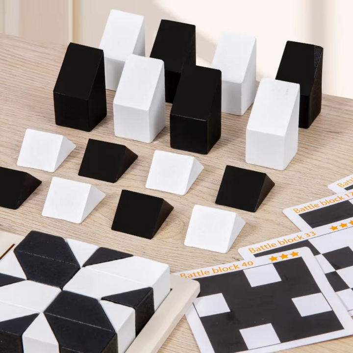 Pocket-Sized Two-Color Logic Game for Kids