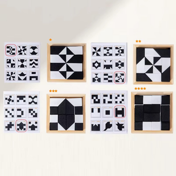 Pocket-Sized Two-Color Logic Game for Kids