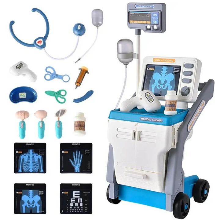 Kids' Toy Medical Cart – Imaginative Role Play Fun