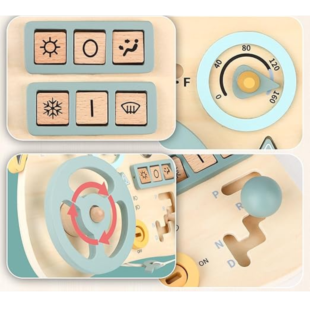 Wooden Sensory Toy for Infants – Promoting Early Development