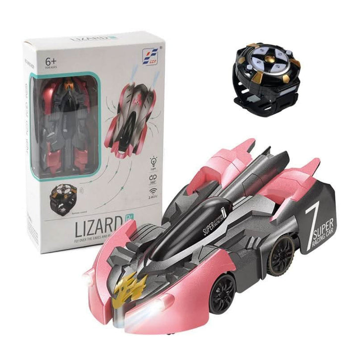 Wall-Crawling RC Stunt Car - Defy Gravity with Thrilling Wall and Ceiling Driving!