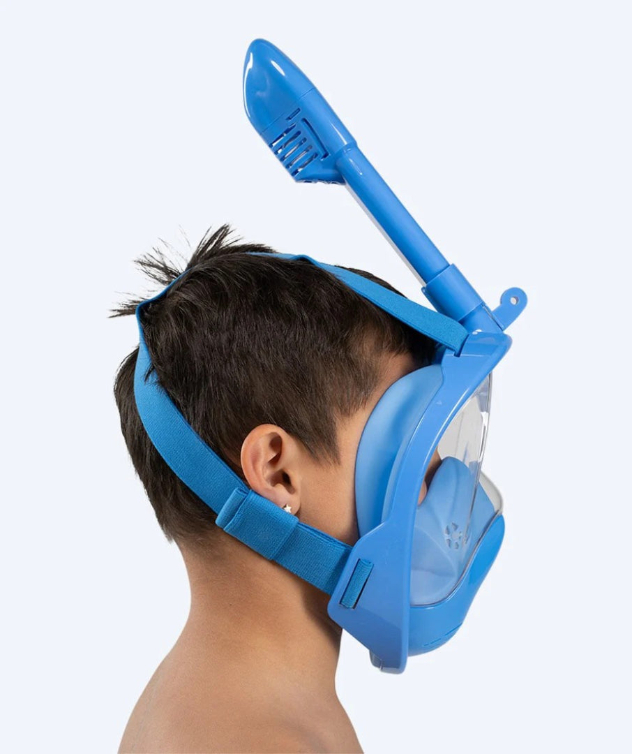 Kids' Full Face Snorkeling Mask - 180° View with Dry Top Technology