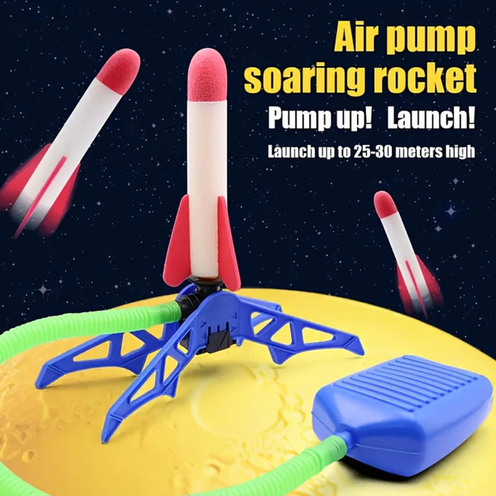 Outdoor Soccer Game Rocket Toy Set
