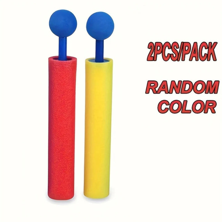 2-Pack Mini Water Guns - Stretchable Beach Toys