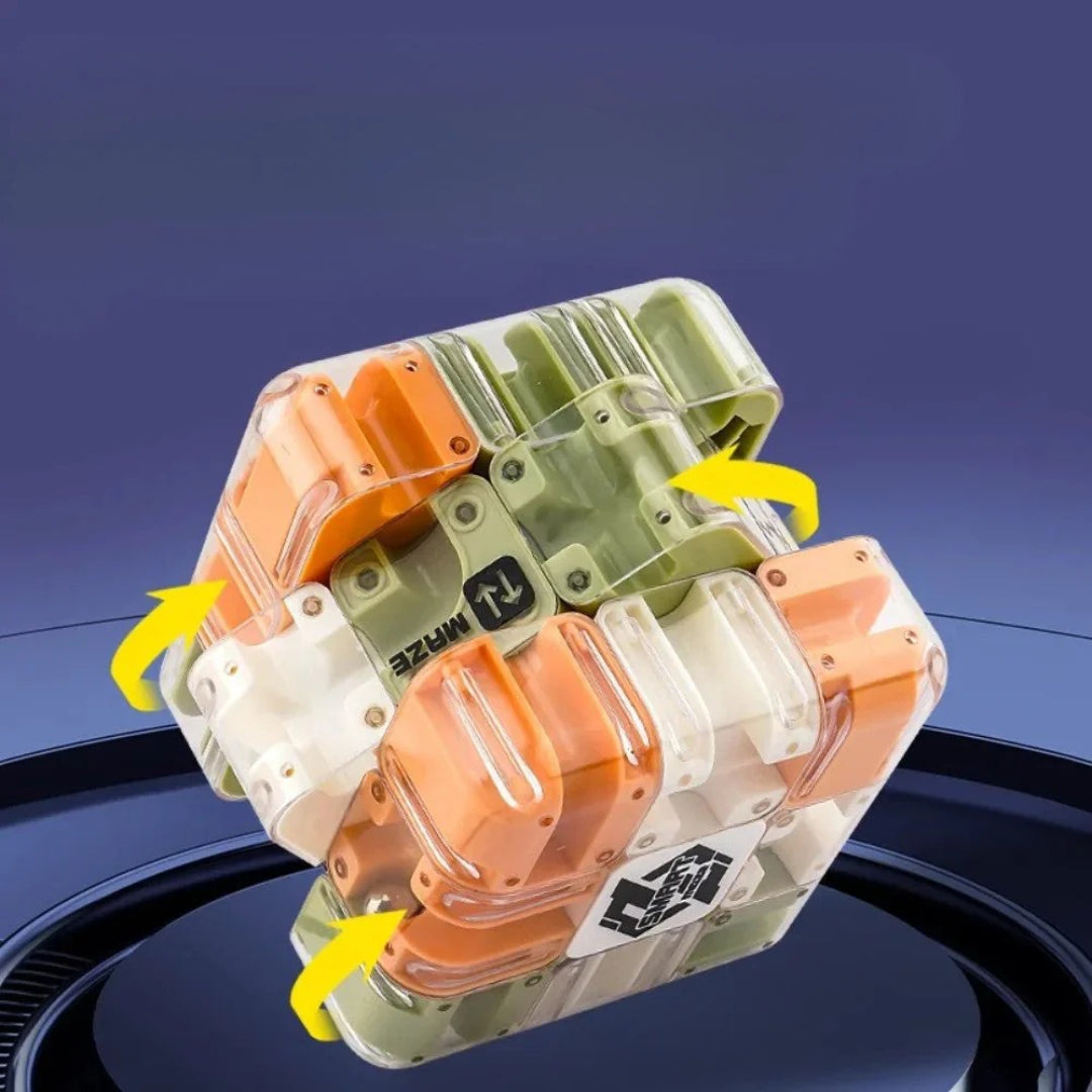 Logic Cube: Portable Focus Enhancement Puzzle