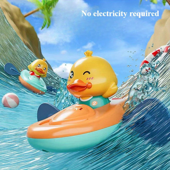 Yellow Floating Bath Duck - ABS Toy for Pool and Bathtub Fun