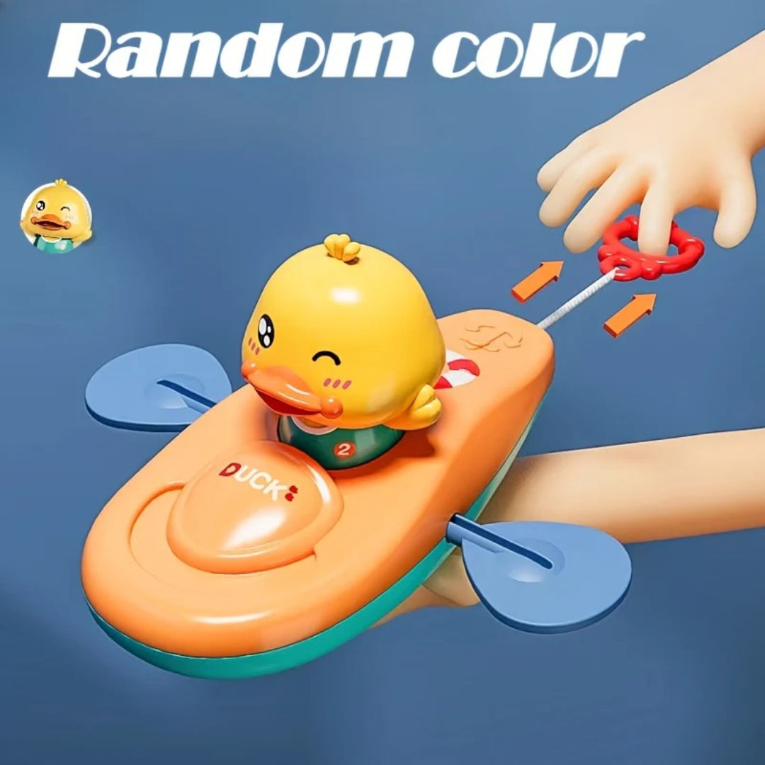 Yellow Floating Bath Duck - ABS Toy for Pool and Bathtub Fun