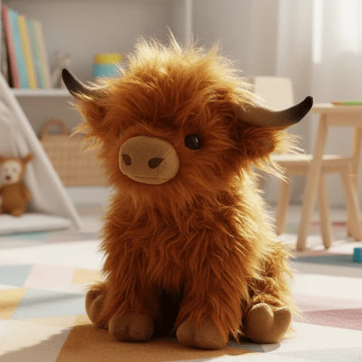 Soft Plush Highland Cow Cuddly Toy