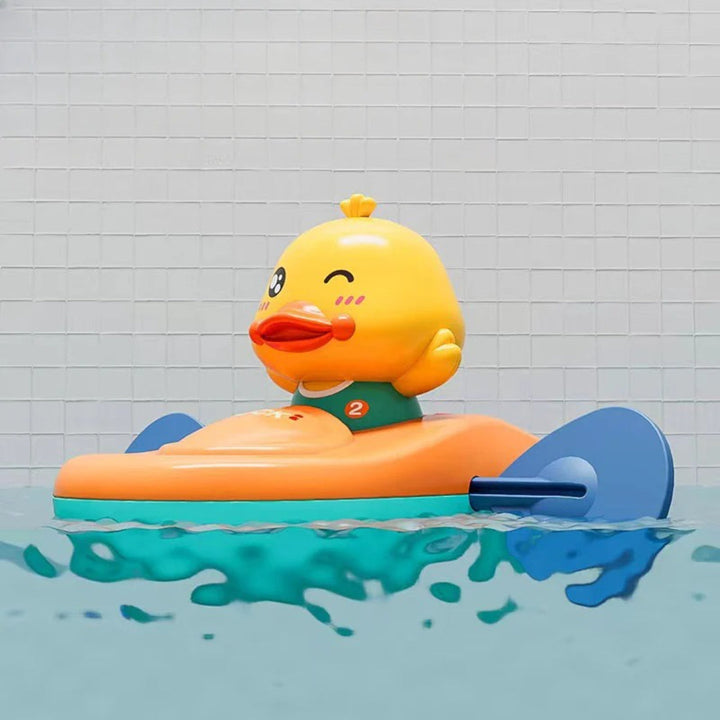 Yellow Floating Bath Duck - ABS Toy for Pool and Bathtub Fun