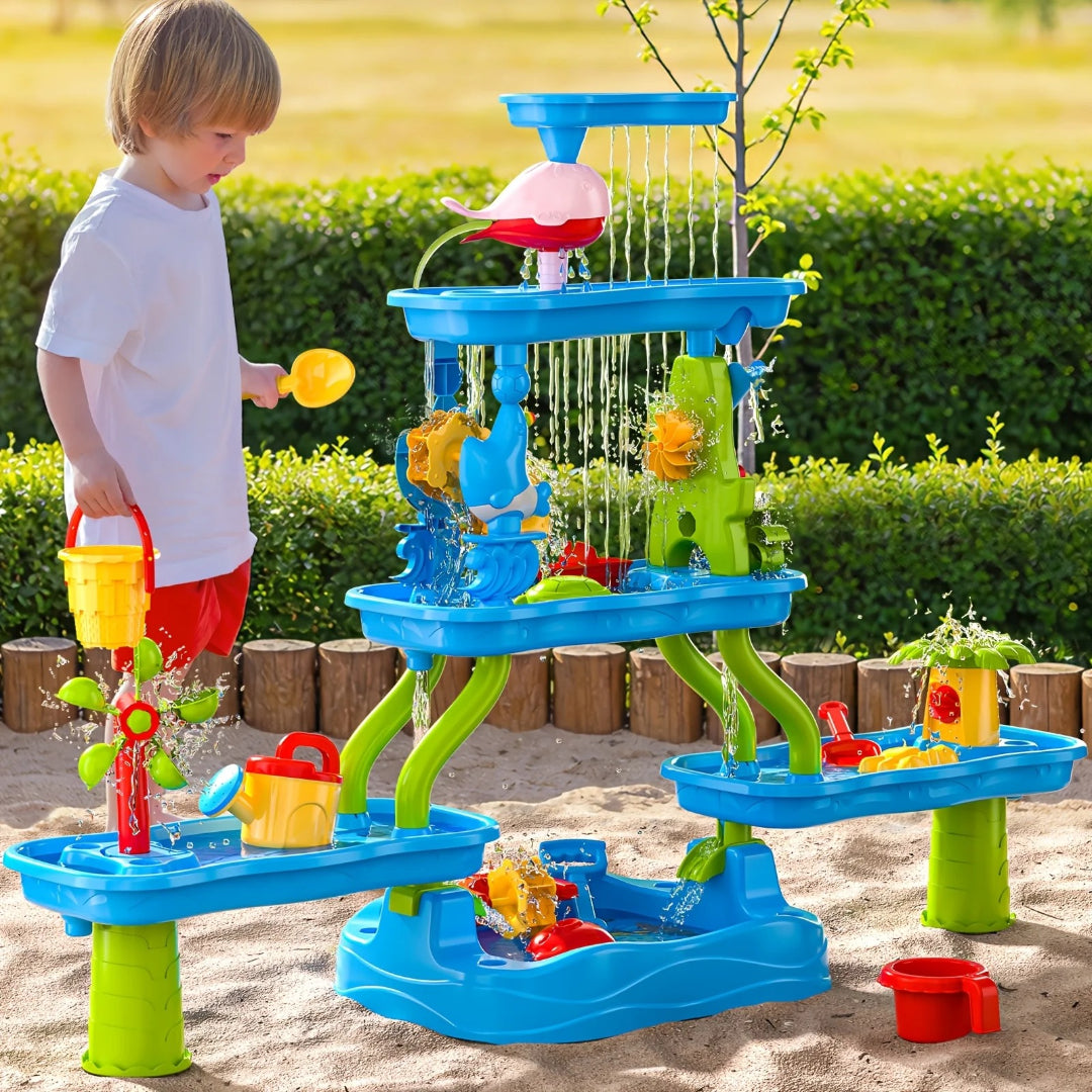 4-Tier Outdoor Sand and Water Activity Table